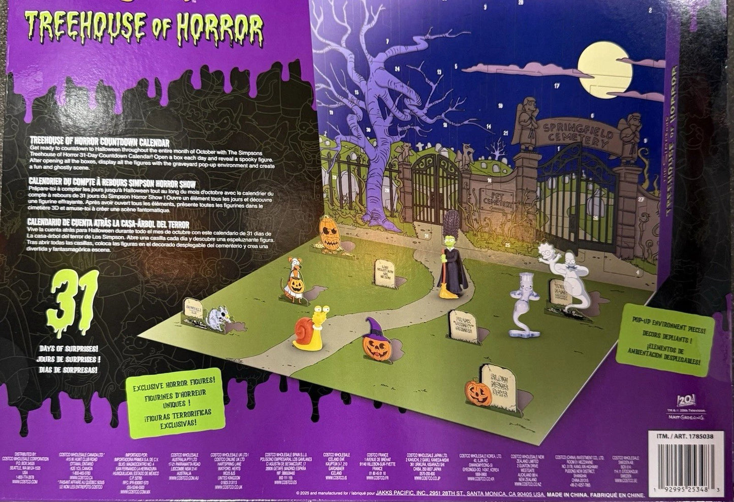 Last Day 80% OFF- The Simpsons Treehouse of Horror 31 Day Advent Calendar