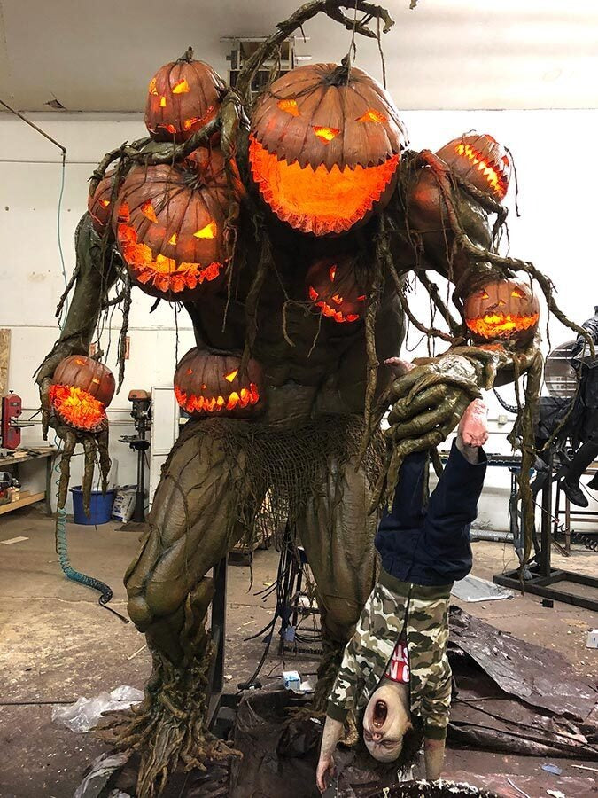 🎃2025 Halloween Giant Pumpkin Monster and Child