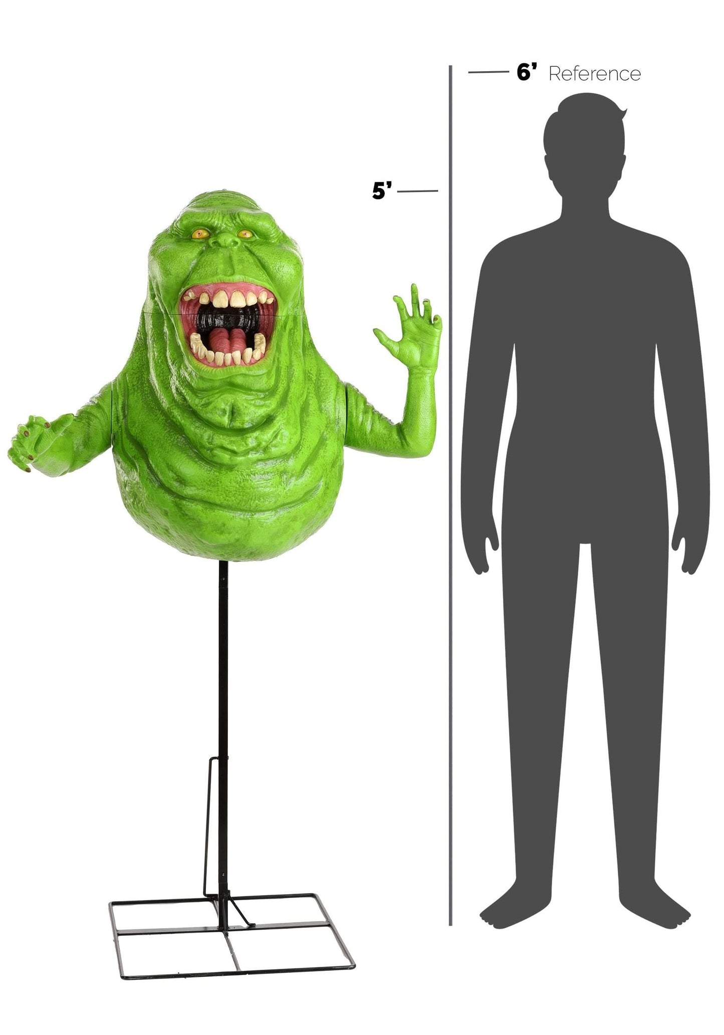 5FT Ghostbusters Animated Slimer Halloween Decoration