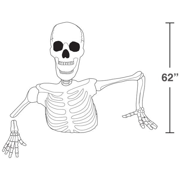 Giant Ground Breaking Skeleton